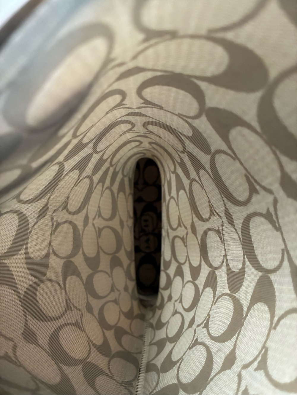 Coach Brown Signature Monogram Knee-High Rain Boots - Picture 7 of 8